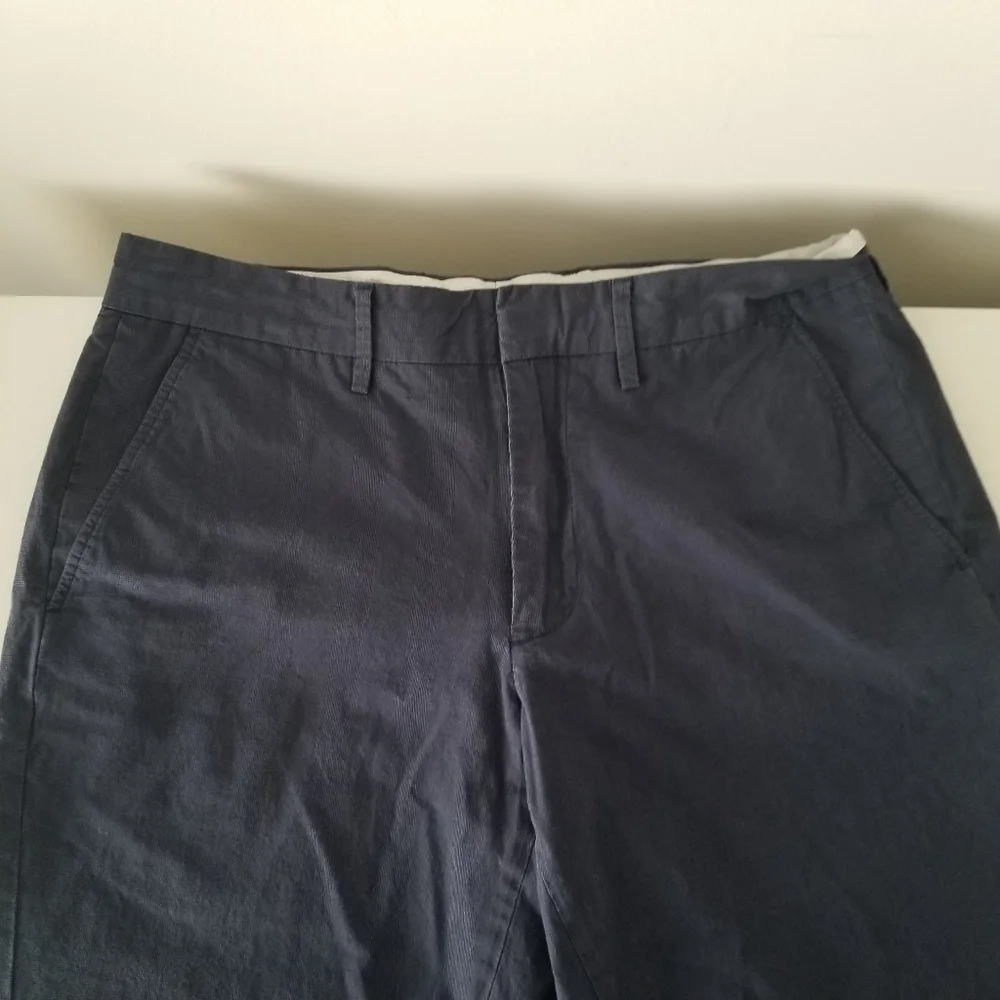 J Crew Navy Blue Slim Bedford Chino Shorts Size 31 Waist